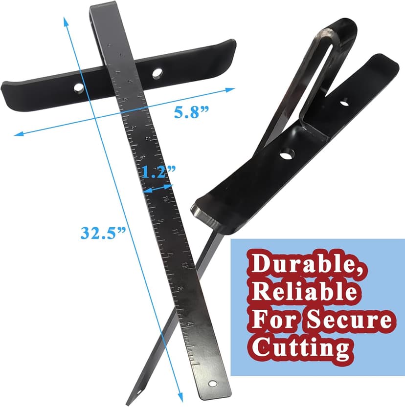 DW3278 Rip Fence Guide Kit Replacement for DeWalt Circular Saw DCS575, DCS570, DCS577, DWE575, DWS535 (Black)