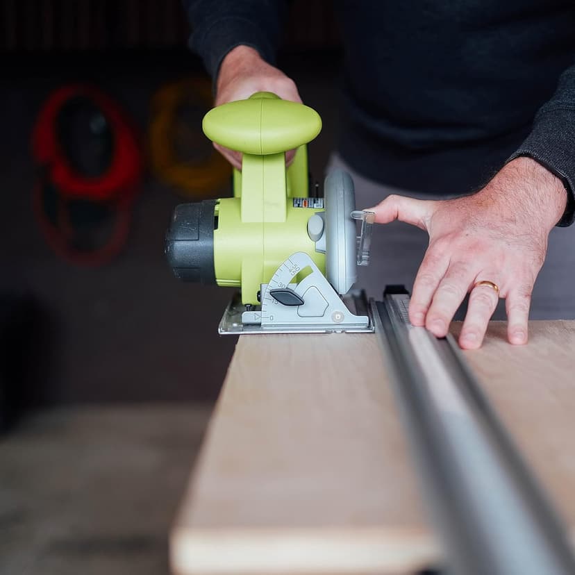 DCT Aluminum Pro Grip Clamp Straight Edge Wood Cutting Table Saw Guide, 36in / 91cm – Circular, Rotary, Jig, Router Silver