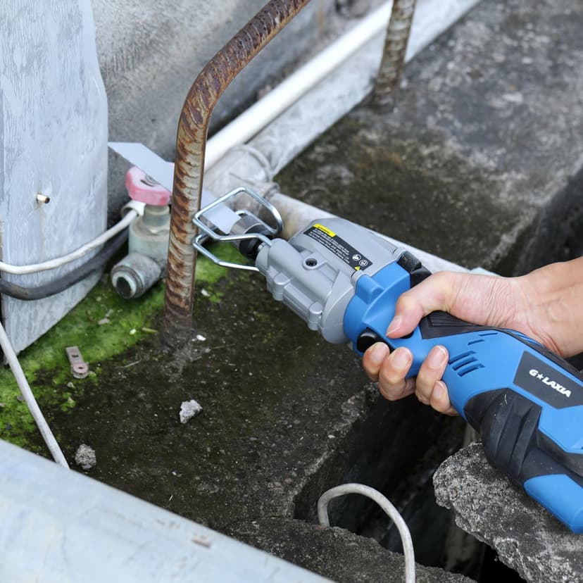 Reciprocating Saw, 5Amp 3000SPM Variable Speed Reciprocating Saw with 1/2" Stroke Length, 6Pcs Blades for Wood, Soft Metal, PVC Pipe Cutting