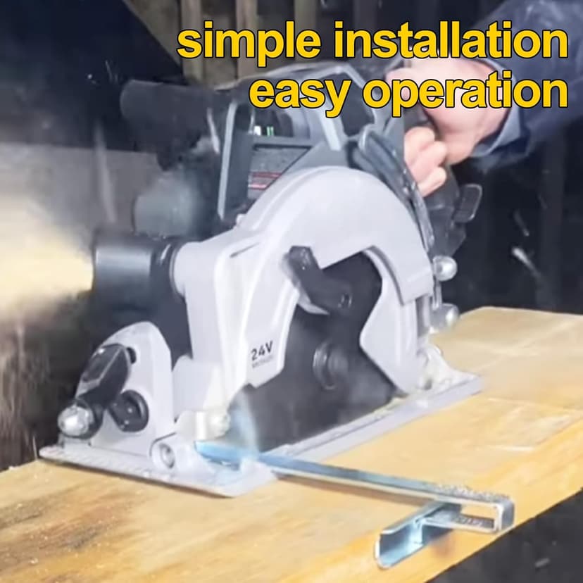 DW3278 Circular Saw Rip Fence for Dewalt 7-1/4-Inch to 8-1/4-Inch Circular Saws,Compatible with DCS575, DCS570, DCS577, DWE575 and DWS535 Cutting Fence, with Round Head Stop Screw and Spring