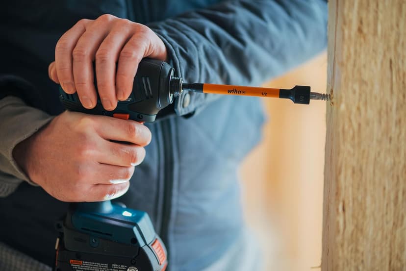 Wiha 70486 Color Coded Magnetic Nut Setter SAE 6 Pc. Set