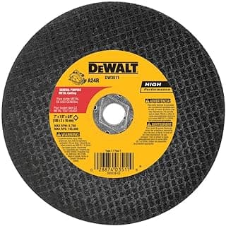 DeWalt DW3511 7-Inch X 1/8-Inch Metal Abrasive Blade