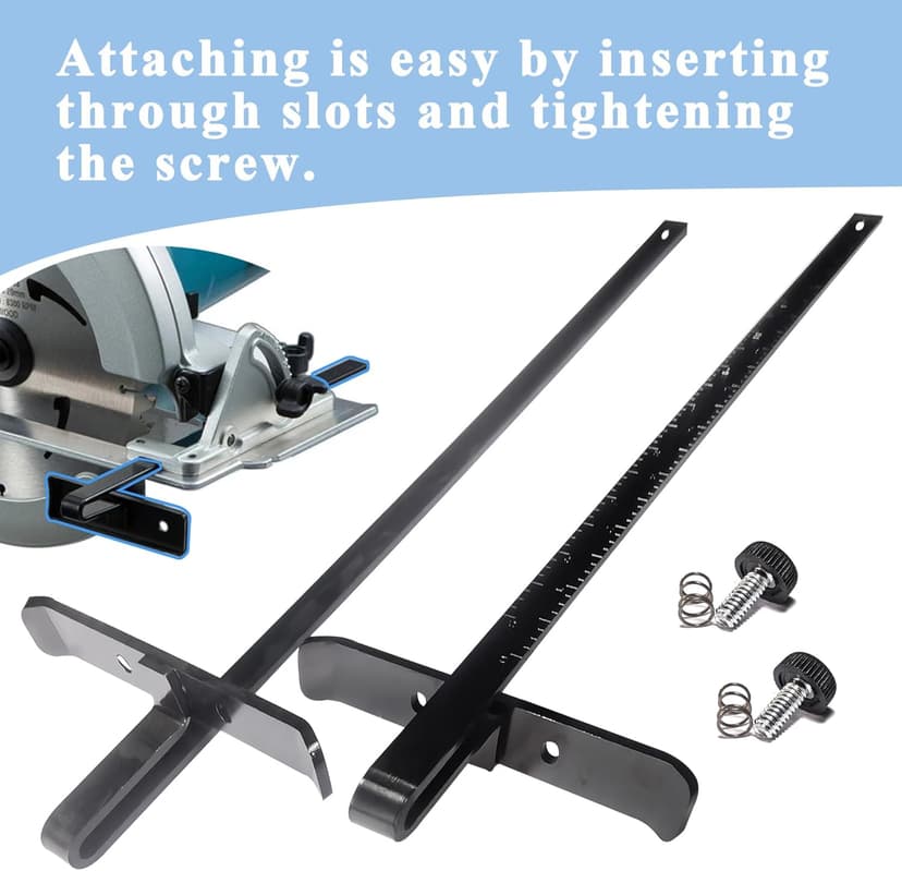 DW3278 Rip Fence Guide Kit Replacement for DeWalt Circular Saw DCS575, DCS570, DCS577, DWE575, DWS535 (Black)