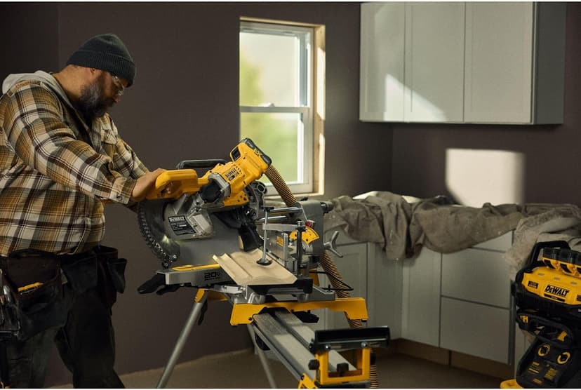 DEWALT 20V MAX XR 12 inch Double Bevel Sliding Miter Saw, Cordless, Tool Only (DCS785B)