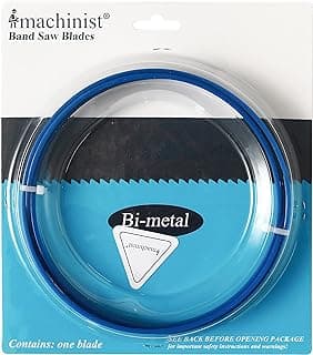 Imachinist S6412121418SS M42 64-1/2" Long, 1/2" Wide, 0.025" Thick, 14/18 TPI, Variable Teeth, Bi-Metal Bandsaw Blades for Cutting Stainless Steel, Hard Metal, SS