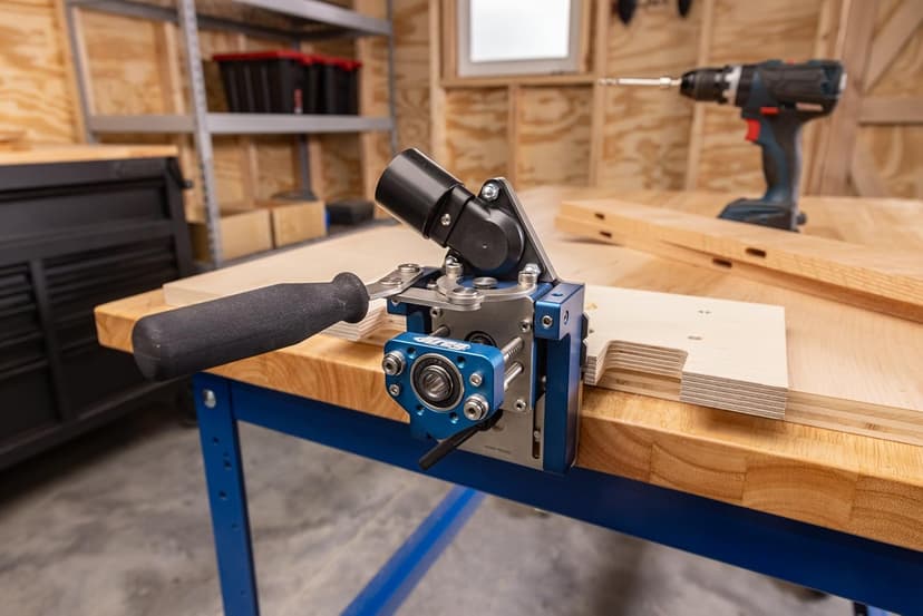 Kreg MortiseMate Loose Tenon Jig - Drill Jig for Woodworking - For Loose Tenon Joinery - Fits Workpieces 1/2" to 1 1/2" Thick