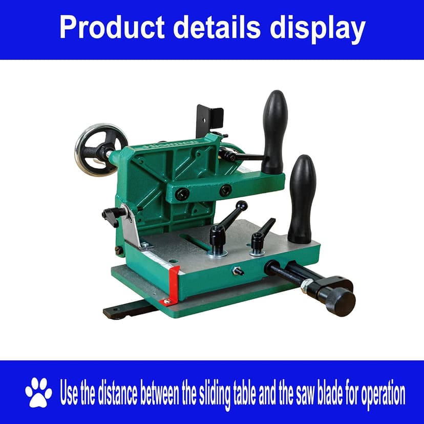 TECHTONGDA Tenon Jig Woodworking Clamps Woodworking Tenoning Machine Mortise Joinery Tool