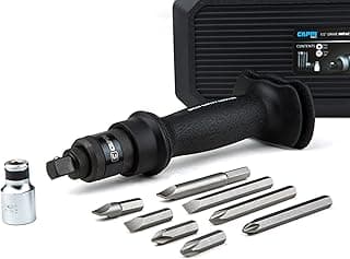 Capri Tools Premium Impact Driver Set, Manual Reversible, for Brake Caliper Screws, 1/2" Drive, Screwdriver