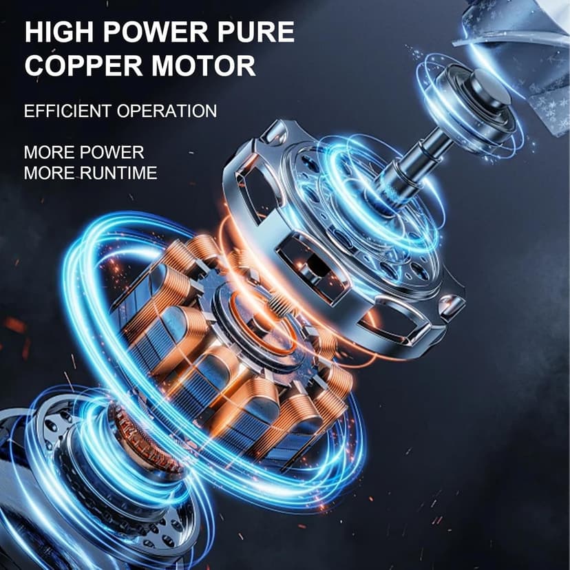 AZZUNO 1-1/4" SDS-Plus 15Amp Heavy Duty Rotary Hammer Drill, 4 Functions, for Drilling in Concrete, Brick and Stone, Includes Chisel and Drill Bits