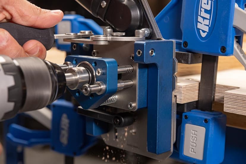 Kreg MortiseMate Loose Tenon Jig - Drill Jig for Woodworking - For Loose Tenon Joinery - Fits Workpieces 1/2" to 1 1/2" Thick