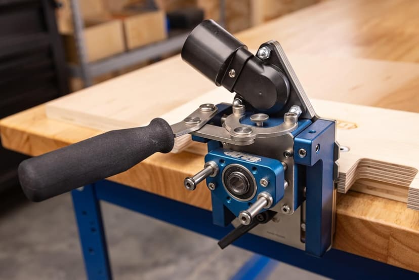 Kreg MortiseMate Loose Tenon Jig - Drill Jig for Woodworking - For Loose Tenon Joinery - Fits Workpieces 1/2" to 1 1/2" Thick