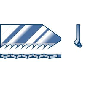 Bosch T127D100 100 pieces 4 In. 8 TPI Special for Aluminum T-Shank Jig Saw Blades