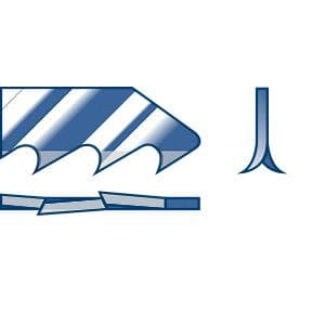 Bosch T127D100 100 pieces 4 In. 8 TPI Special for Aluminum T-Shank Jig Saw Blades