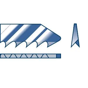 Bosch T127D100 100 pieces 4 In. 8 TPI Special for Aluminum T-Shank Jig Saw Blades