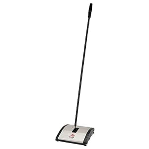 Bissell Natural Sweep Carpet and Floor Sweeper with Dual Brush Rotating System and 2 Corner Edge Brushes, 92N0A, 4.2 lb.