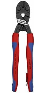 KNIPEX Tools - CoBolt Compact Bolt Cutter, Multi-Component (7102200), 8- Inch Comfort Grip