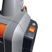 Hoover Commercial HushTone 13-Inch 2-Speed Upright Vacuum Cleaner with IntelliBelt, Quiet Bagged HEPA Filtered Professional Rated, 40-Foot Long Cord, CH54113, Gray/Orange