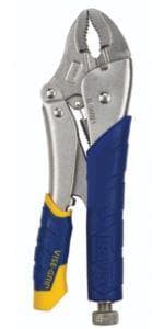 IRWIN VISE-GRIP Original Locking Pliers with Wire Cutter, Curved Jaw, 10-Inch (502L3), silver
