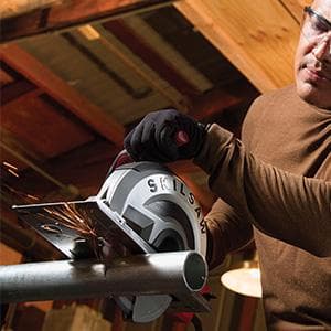 SKILSAW OUTLAW SPT78MMC-01 15 Amp 8 In. Worm Drive Metal Cutting Saw