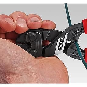 KNIPEX Tools - CoBolt Compact Bolt Cutter, Multi-Component (7102200), 8- Inch Comfort Grip