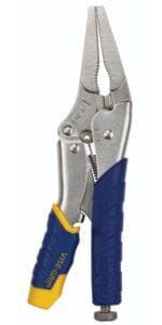 IRWIN VISE-GRIP Original Locking Pliers with Wire Cutter, Curved Jaw, 10-Inch (502L3), silver