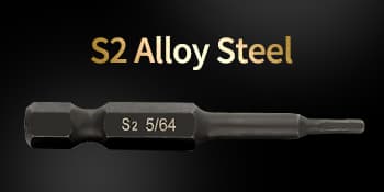 COMOWARE Impact Drill Bit Set - 21 Pcs Hex Titanium HSS Quick Change Impact Driver Bit Set for Wood, Plastic, Aluminum Alloy, Metal, 1/16"-1/2"