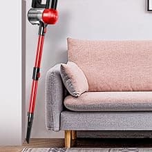 iwoly C150 Cordless Vacuum Cleaner Rechargeable with 2200mAh Detachable Battery, 18000Pa Cyclone Vacuum with HEPA Filter, Lightweight Portable Handheld Stick Vacuum for Hard Floor Car Cleaning