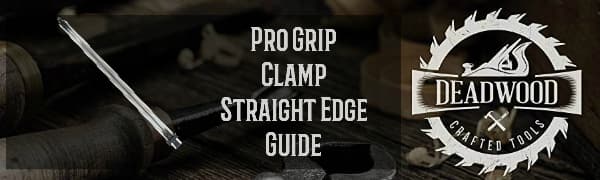 DCT Aluminum Pro Grip Clamp Straight Edge Wood Cutting Table Saw Guide, 36in / 91cm – Circular, Rotary, Jig, Router Silver