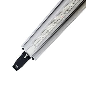 DCT Aluminum Pro Grip Clamp Straight Edge Wood Cutting Table Saw Guide, 36in / 91cm – Circular, Rotary, Jig, Router Silver