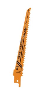 TOLESA Heavy Metal Cutting Reciprocating Saw Blades 6 Inch 14TPI for Pipe, Rebar, Bi-Metal Sabre Saw Blades 5 Pack