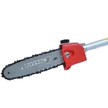 Pole Saw Gas Powered, 16-Foot Reach 42.7CC 2-Cycle 10-Inch Bar Cordless Extendable Long Trimmer Power Gasoline Chainsaw For Tree Hedge Trimming Bush Pruning, Spinning Saw Head