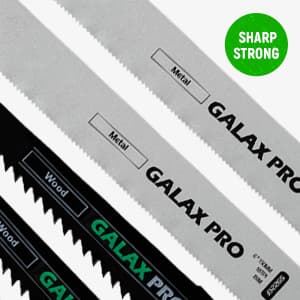 GALAX PRO Cordless Reciprocating Saw with 20V 2.0Ah battery, 0-3000RPM Variable Speed Power Reciprocating Saws with 7/8" Stroke Length,5pcs Zallsaw Blade for thin wooden board, soft metal Cutting