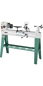 Grizzly Industrial T25920-12" x 18" Variable-Speed Benchtop Wood Lathe