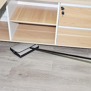EZ SPARES Quiet Carpet Sweeper,Floor Sweeper with Pig-Bristles,Suitable for Carpet Cleaning Power,Roller Brush Strong,Bristle Sweeper,Great for House,Office,Kitchen,Carpet(Silver)