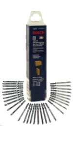 BOSCH JS260 Top-Handle Jig Saw - 6.0 Amp Motor, Variable Speed Control, Low-Vibration Plunging Design, Toolless Blade Change System - Ideal for Accurate and Smooth Cutting