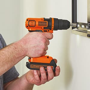 BLACK+DECKER 20V MAX Cordless Drill and Impact Driver, Power Tool Combo Kit with Battery and Charger (BD2KITCDDI)