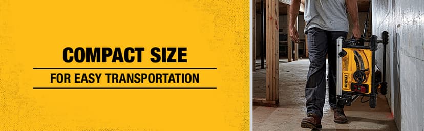 DEWALT 15 Amp 8-1/4 in. Compact Portable Jobsite Table Saw (DWE7485)