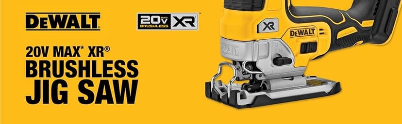 DEWALT 20V MAX Jig Saw, Cordless, Barrel Grip, 3,200 Blade Speed, Bare Tool Only (DCS335B)