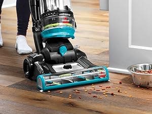 Bissell 2254 CleanView Swivel Rewind Pet Upright Bagless Vacuum, Automatic Cord Rewind, Swivel Steering, Powerful Pet Hair Pickup, Specialized Pet Tools, Large Capacity Dirt Tank, Teal