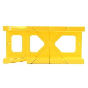 GreatNeck BSB14 Mitre Box and Saw Set, 12 Inch Mitre Box with 14 Inch Back Saw, Precision Cuts for Trim and Molding, Woodworking and Beveled Corner Cuts