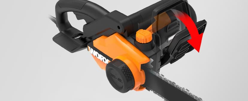 Worx WG304.2 Saw 18-Inch 15.0 Amp Electric Chainsaw with Auto-Tension, Chain Brake