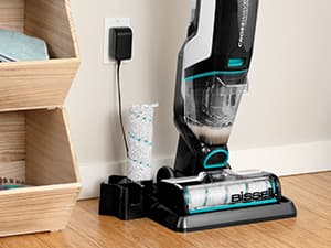 Bissell CrossWave Cordless Max Vacuum Mop All in One Wet and Dry Vac Combo Hard Floor Cleaner and Area Rugs, Cordless Mop, Pack-in Formulas Included, 2554A