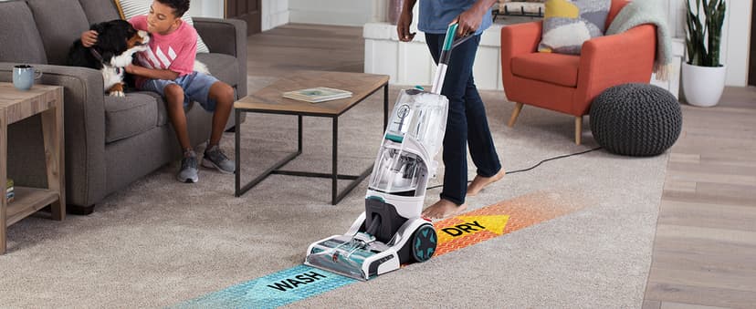 Hoover Smartwash Automatic Carpet Cleaner Machine, FH52000, Turquoise