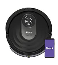 Shark AV1010AE IQ Robot Vacuum with XL Self-Empty Base, Bagless, 45-Day Capacity, Advanced Navigation, Alexa & Wi-Fi, Multi-Surface Brushroll, for Pets, Dander & Dust, Carpet & Hard Floor, Black