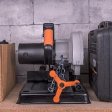 Evolution Power Tools RAGE4 7-1/4-Inch TCT Multipurpose Cutting Chop Saw, Orange