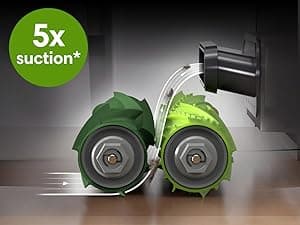 iRobot Roomba E5 (5150) Robot Vacuum - Wi-Fi Connected, Works with Alexa, Ideal for Pet Hair, Carpets, Hard, Self-Charging Robotic Vacuum, Black