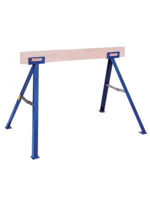 Guardian Fall Protection TS-27 27" Tall Sawhorse (includes legs for one sawhorse), Blue Powder Coat Finish