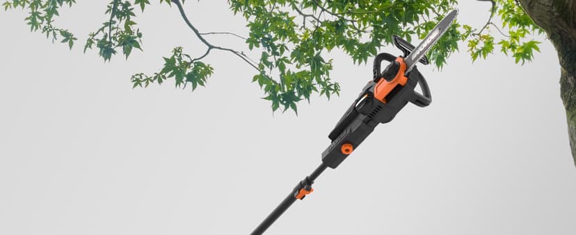 Worx WG323 20V Power Share 10" Cordless Pole/Chain Saw with Auto-Tension (Battery & Charger Included)