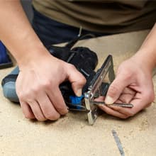 Hammerhead 4.8-Amp 3/4 Inch Jig Saw with 2pcs Wood Cutting Blades, Variable Speed and Orbital Function - HAJS048