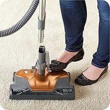 Kenmore 81214 200 Series Pet Friendly Lightweight Bagged Canister Vacuum with HEPA, 2 Motor System, and 3 Cleaning Tools-Orange